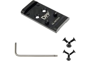 DPP Titanium Adapterplatte für Glock 17 19 MOS Holosun 407K/507K/EPS Carry