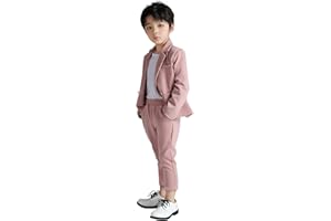 LOLANTA Completo da Ragazzi 2 Pezzi Blazer e Pantaloni per Bambini, Abbigliamento per Il Tempo Libero o Abito da Festa di Nozze, 3-13 Anni