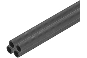 QUARKZMAN 4 stycken kolfiberrör 6 x 8 x 500 mm matta ytstång 3K rullrulle kolfiber runt rör för RC flygplan multicopter