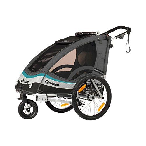 QERIDOO Kinderfahrradanhänger Sportrex1 Transportwagen Handwagen - 2