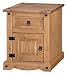 Produktbild Mercers Furniture Corona 1 Tür 1 Schublade Nachttisch, Holz, antique wax, 53 x 37 x 67 cm