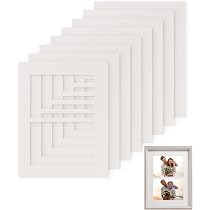 10 Passe-Partout Cadre Photo 20x25cm - Carton Blanc Pour Encadrement DIY | Décoration Maison/Bureau