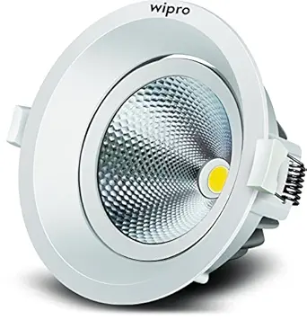 Wipro D330540 Garnet 5-Watt Trimless COB Downlight (Neutral White, Round)