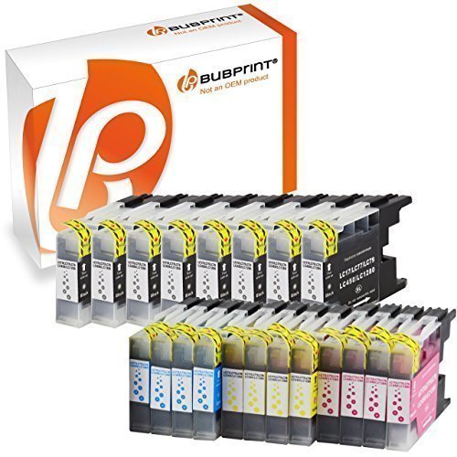 20 Druckerpatronen kompatibel für Brother LC-1280 LC1280 XL MFC-J5910DW, MFC-J6510DW, MFC-J6710DW, MFC-J6910DW
