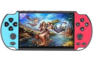 HLF 5,1 Zoll HD-Bildschirm tragbare lässige Spielkonsole mit 11000 Vodeo Spiele integriert tragbare Retro mp3 AV Ausgang auf TV Spiel kann gespeichert Werden/hinzugefügt/gelöscht Werden