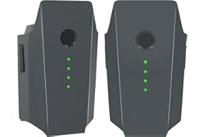 Homesuit 2 sztuki akumulatorów Mavic Pro, 11,4 V 3830 mAh, inteligentny akumulator litowo-polimerowy do drona DJI Mavic Pro Platinum, DJI Mavic Pro Alpine White z bezpieczną torbą (nie nadaje się do Mavic 2)