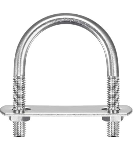 Metalen Ronde U-bout 304 Roestvrij Staal - M12 × 150 Mm Lengte Bevestigen Leidingleiding Kabelbuisbeugels Boottrailer 1 Stks