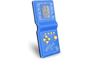 PUNELE Retro Brick Game Console, Handheld Game Console Built in Varieties Classic Brick Games, with Sound Effects Brick Game Machine for Kids