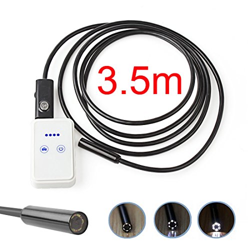 Price comparison product image Endoscope, Switchali WIFI 8mm Endoscope Waterproof Borescope Inspection Camera LED USB for Android mobile phones,  apple phones,  tablet PCs,  laptops