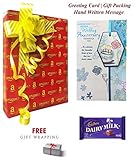 Almoda Creations A Special Wish on Your Anniversary for Both of You-Greeting Card for Marriage with Hand Written Message and Gift Pack