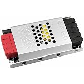 Şerit Led Trafosu 12V Cata Serisi Slim Kasa, Al&uuml;minyum G&ouml;vdeli İnce G&uuml;&ccedil; Kaynağı, Kamera ve Şerit Led Uyumlu (60W - 360W) 5, 1