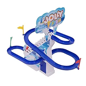 Aadmora Funny Frisk Jolly Penguin Race Track Toy for Kids - Multi Color