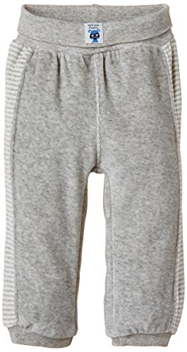 SALT AND PEPPER Baby Boys NB Trousers On Tour uni Nicki Plain Trousers, Grey (grey-melange 203), 0-3 Months (Manufacturer size: 56)