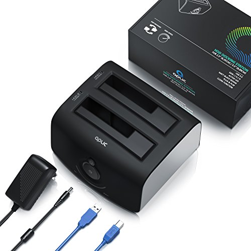 CSL – USB 3.0 Offline Klon Dockingstation | 2,5” + 3,5” / SATA-I, II, III (1,5/3/6 Gb/s) | max. 6TB | integrierte LED-Fortschrittsanzeige | schwarz (matt) - 5