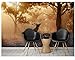 Produktbild 3D Tapete Wandgemälde Rotwild-Holz-kundenspezifische Foto-Tapete 3D stereoskopische Tapeten-Wohnzimmer-Fernsehhintergrund Seidentuch 200x140cm Kleber senden
