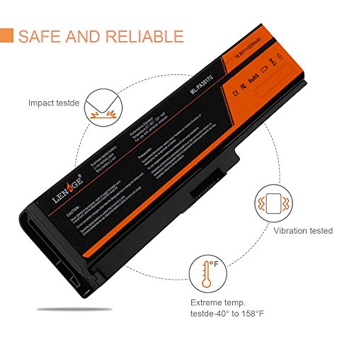 LENOGE Ersatz Hochleistung Akku Li-ion Laptop Batterie Für Toshiba PA3817U-1BRS PA3819U-1BRS Toshiba Satellite C655 L600 L675 L675D L700 M640 M645 P745 Serie - 4