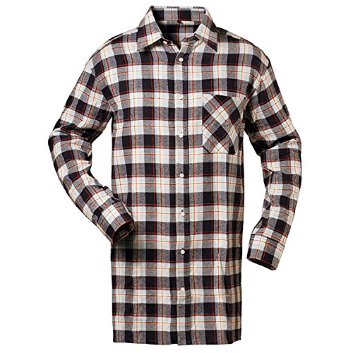 Flanellhemd Webflanell Extralang 105 cm Rückenlänge