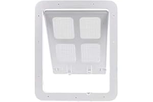 Moaobooh Katzenklappe Hundeklappe Katzentüre für Insektenschutz, Moskitoschutz-Zubehör für Katzen Katzenklappe Innentür Fliegengitter Katzenklappe Für Welpen und kleine Katzen (Weiß)