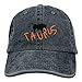 Produktbild Taurus Zodiac Denim Hat Adjustable Women Mini Baseball Hat