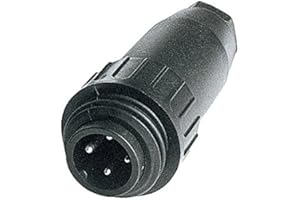 BEST PRICE SQUARE Amphenol C016 20H003 110 12 Cosse cylindrique mâle mâle, Droit Nombre Total de pôles: 3 + PE Série (connecteur Rond): C