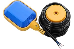 EBKCQ Interruttore a Galleggiante 5m, 250V / 16A Galleggiante Interruttore Pompa, Rettangolare Interruttore di Livello, Cavo Galleggiante pour Piscine, Cisterne, Controlla Il Livello Dellacqua