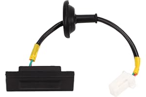 CHICIRIS Keenso 1 Stück Kratzfester ABS Heckklappen-Entriegelungsknopf 81260-1W220, Drucktaste, Manuell, Schwarz, Ersatz für Picanto TB 2011-2017, für Rio Mk3 2011-2017