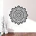 Produktbild WSYYW Mandala Wasserdichte Wandaufkleber Dekoration Meditation Yoga Wohnzimmer Dekoration Vinyl Kunst Aufkleber Wandaufkleber Blau XL 57 cm X 56 cm