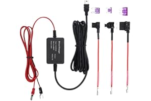 XUANYIJIE Car Dash Cam Hardwire Kit Mini USB for Dash Camera Charger 12V 24V to 5V Vehicle Power Adapter Lead Wiring Cable for Dash Cam DVR GPS Sat Nav