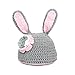 Babe Mall Inc® Fashion Unisex New-born Boy Girl Crochet Knitted Baby Outfits Costume Set Photography Photo Prop-Grey Bunny Rabbit