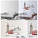 Anself Red London Double-decker Bus Wall Decal Wall Sticker Removable Sticker Creative Art Mural Decoration 60*90cm