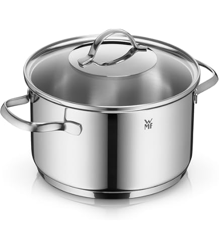 WMF Inspiration 24cm Fleischtopf mit Glasdeckel und 5,7l Fassung