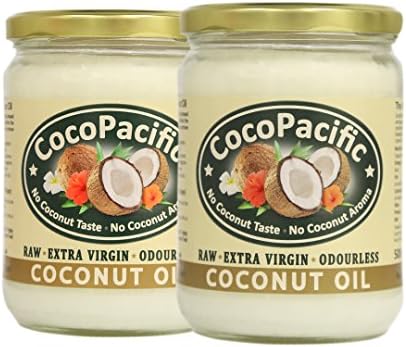 Premium Odourless CocoPacific Extra Virgin Coconut Oil ( No Coconut taste in your cooking ) (Pack of 2)