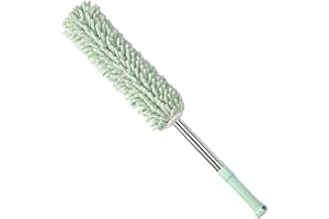 Yosoo Health Gear Hand Duster Chenille Rostfritt Stål Utdragbar Duster 62 Till 95 Cm Avtagbart Tvättbart Huvud för Hemsäng Sk