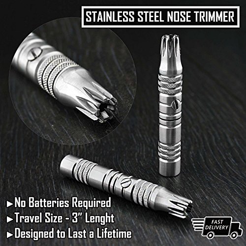 alemán Acero Inoxidable Viaje nariz orejas mano usar No batería Grooming Kit