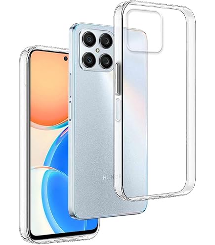 Sidande Funda Para Honor X8 (no Compatible Con X8 5G) TFY-LX1 Con Protector De Pantalla De Vidrio Templado, Funda Protectora De TPU Transparente De Cuerpo Completo Para Huawei Honor X8 4G