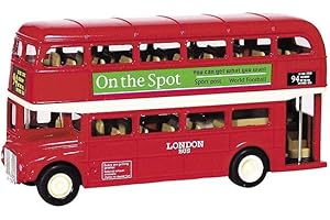 London Bus en métal L=12cm - 1:60