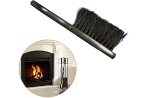 LVYXON Spazzola per camino, con manico in legno, con setole ben confezionate, per caminetti domestici