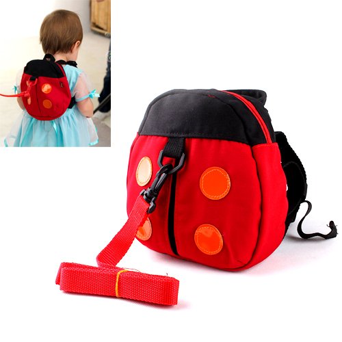 HugBaby BABY TODDLER SAFETY HARNESS BACKPACK STRAP LADYBIRD BAG WALKER REIN