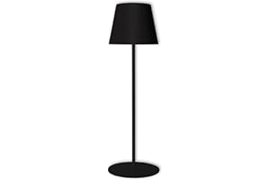 4lite Indoor Outdoor Portable LED Table Lamp (Matt Black) Touch Dimmable IP54 Rated LED Colour Changing Bedside Table with USB-C Charging Cable - 4l1/9002-4yr Guarantee
