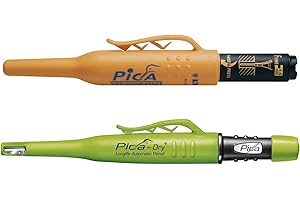 vasalat Pica Dry - Pennarello profondo con mina di grafite & Pica 150, colore nero