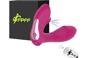 GENÉRICO FPFF Masajeador portátil,Ŝạtisfyęr sùcciønadør pro 5 Müjèr Clîťoris original,10 modos de masaje,Masajeador con control remoto, impermeable, modo de carga magnética USB (17.8CM)