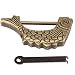 Produktbild Metall Fisch Geformt Schloss, Antike Bronze Fisch Form Vintage Lock, Alte Chinesische Vorhängeschloss mit Schlüssel für Schublade Schmuck Box 59 × 31mm