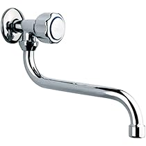 Rubinetto A Muro Inbagno Per Cucina E Lavanderia - Ottone Cromato, Canna A S Da 20cm, Attacco 1/2" - Foto 6