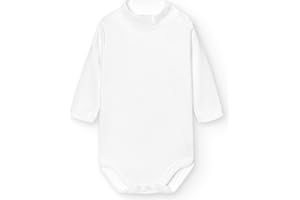BABIDU Body Bebé Manga Larga 100% Algodón, Body De Bebé Cuello Cisne Suave, Tejido Transpirable Hipoalergénico Para Pieles Sensibles, Ropa Unisex Para Recién Nacido Niño Y Niña