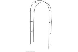 ELITEZOTEC New Metal Garden Arch Heavy Duty Strong Rose Climbing Plants Archway Tubular