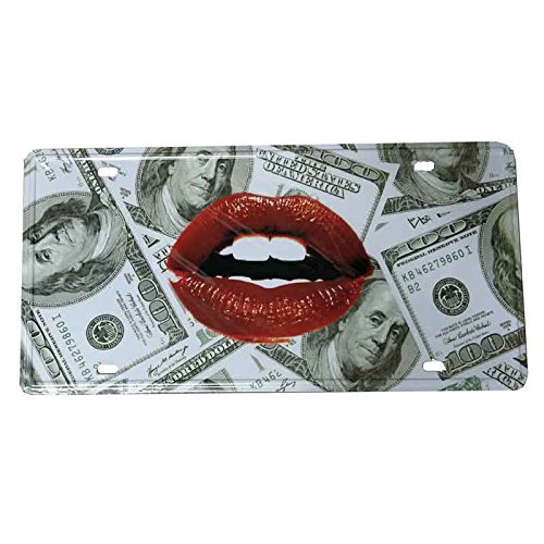 Preisvergleich Produktbild Arcam Blechschild Dollar Kiss