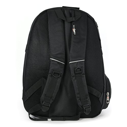 XXL Laptoprucksack City Rucksack Schule Arbeit & Freizeit Bag Schulrucksack Sportrucksack Backpack Laptopfach 15″ - 4