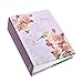 Arpan 6x4'' Small Purple Vintage Bird Slip In Case Photo Album for 100 Photos