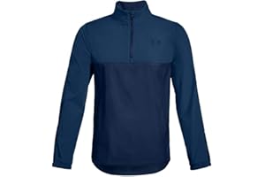 Under Armour UNDKU Kids Windstrike 1/2 Zip Warm-up Top - Petrol Blue/Academy/Academy (437), YLG
