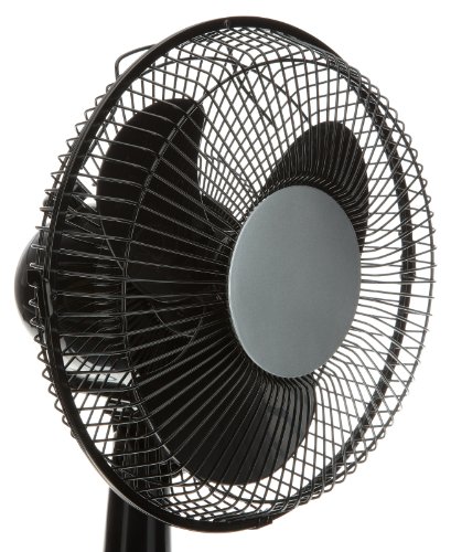 Honeywell HT-109E Tischventilator in schwarz/silber 23 cm Flügeldurchmesser - 4
